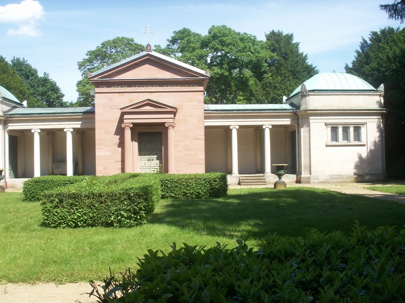 Darmstadt, Darmstadt-Ost, Am Oberfeld, Park Rosenhöhe, Altes Mausoleum