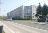 Darmstadt, Darmstadt-Nord, Am Ziegelbusch, Bürgerparkviertel, Merck Bürogebäude am Messplatz