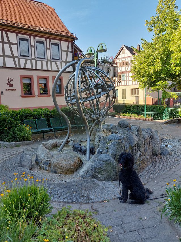 Ein Hundeleben on Tour, Urlaub, Tagesausflüge - Ober-Ramstadt/Hessen, Marktplatz